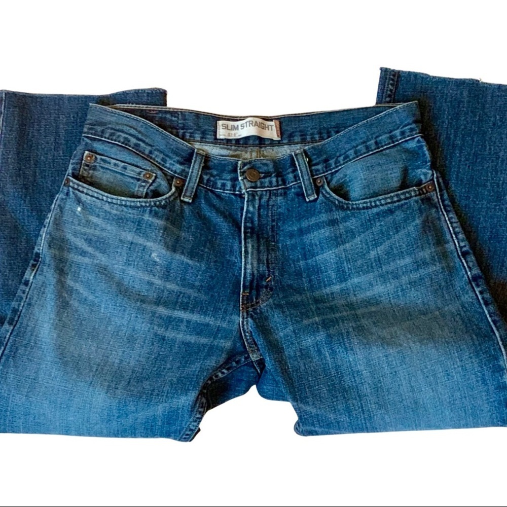 LEVI’S 514 Slim Straight Cropped Capri Jeans 100% Cotton Denim - Picture 10 of 11